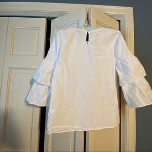 J.crew mercantile ruffle sleeve blouse